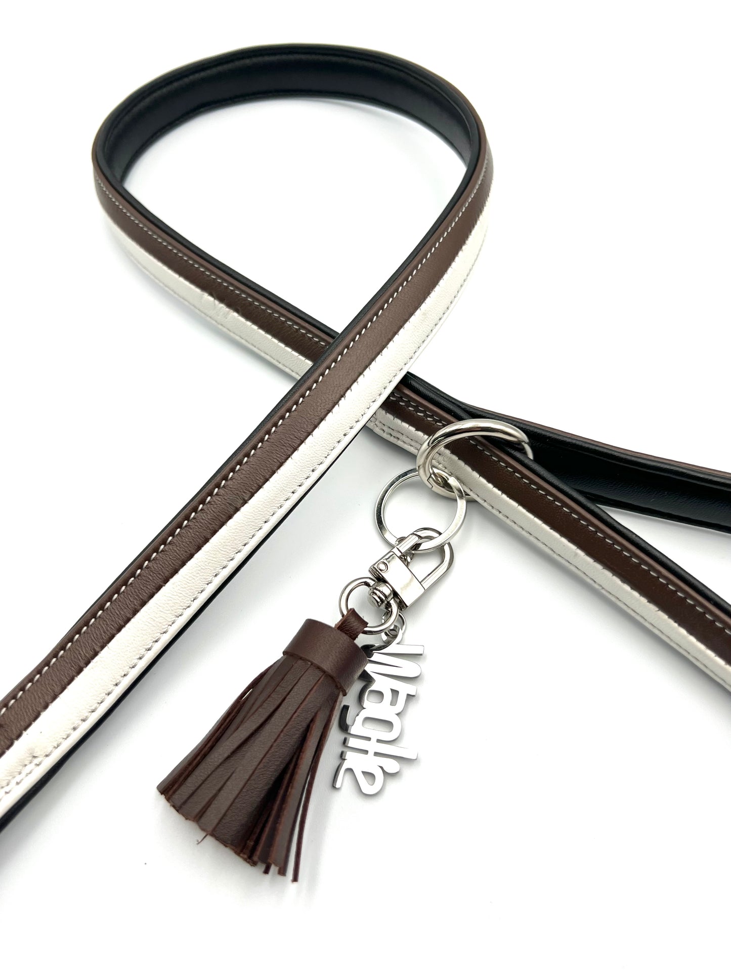 Padded Deco Brown and White