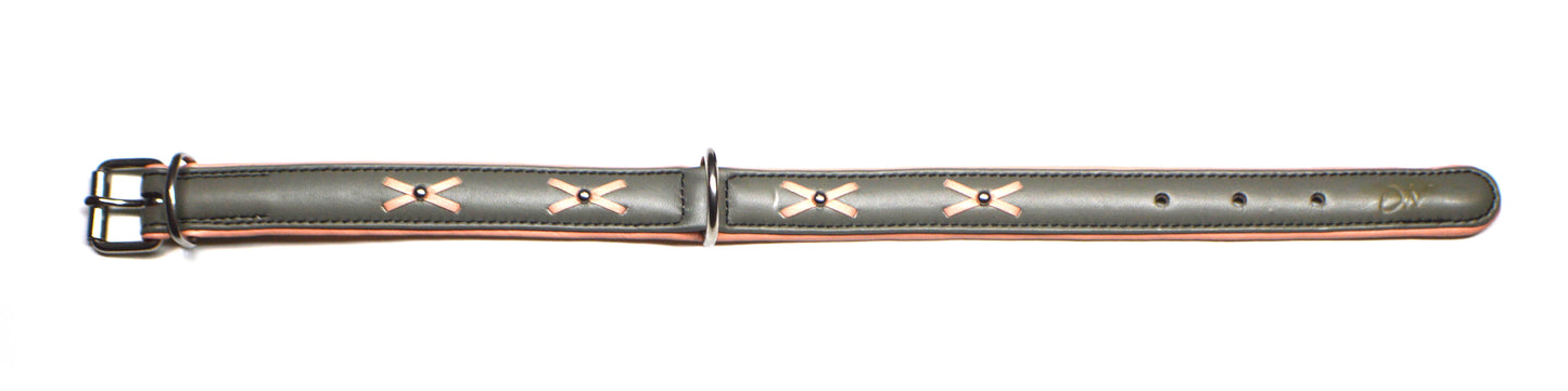 Santorini Dark Grey & Pink - Waglie
