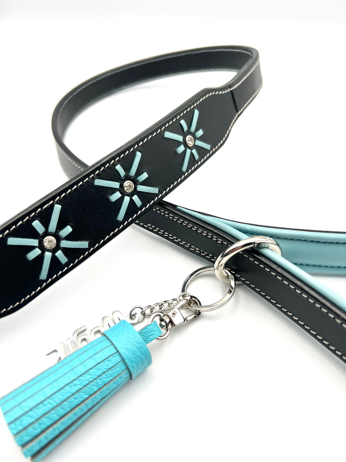 Sunburst  Teal and Black