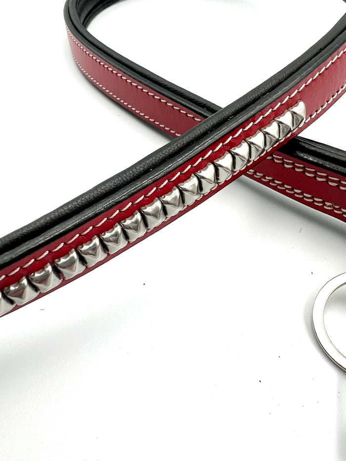 Padded Studs  Red & Black