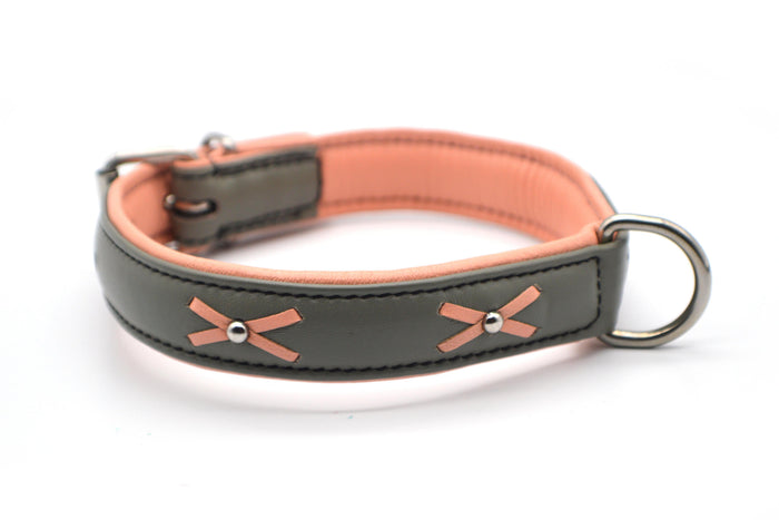 Santorini   Dark Grey & Pink - Waglie