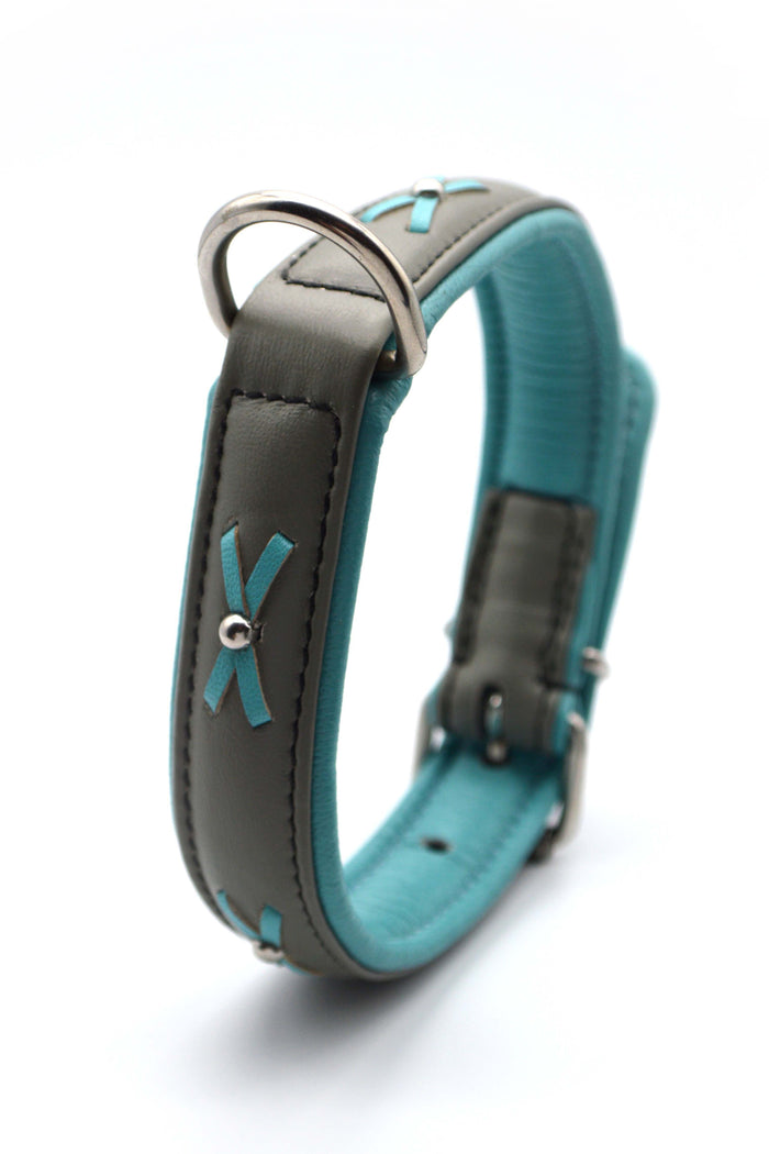 Santorini   Grey & Teal - Waglie